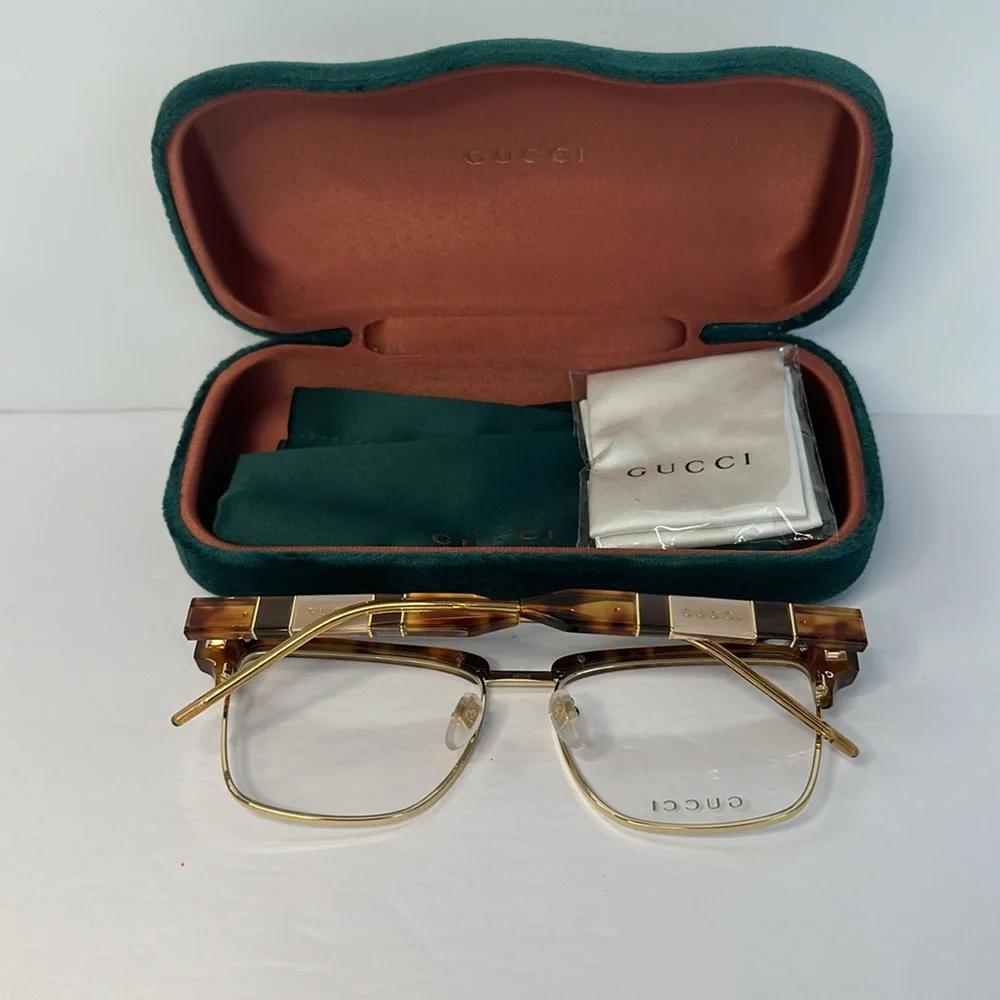 Authentic New GUCCI Men's Opticals GG0605O-30008100-010